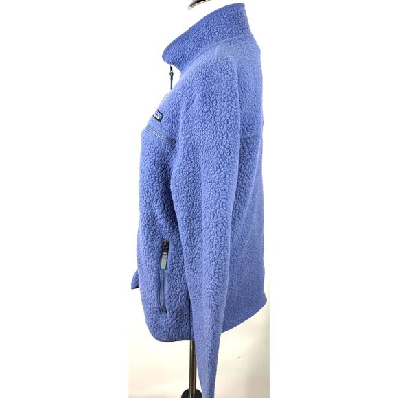 Patagonia Women's Purple Retro Pile Fleece Jacket Size Large - Picture 6 of 8